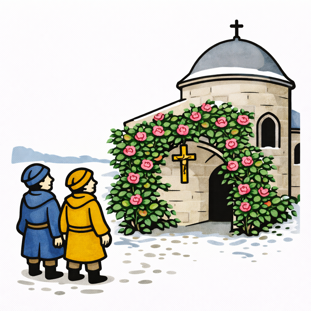 Der tausendjährige Rosenstrauch  zu Hildesheim